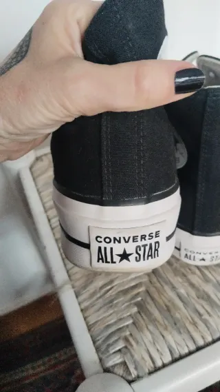 Converse Plataforma Negras