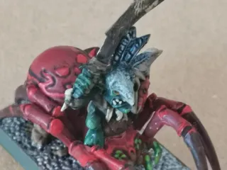 Jinetez de Araña Goblins Silvanos. Warhamner.
