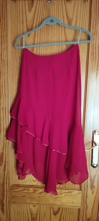 Conjunto Top y Falda Rojo