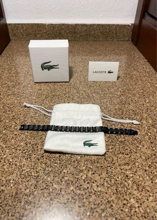 Pulsera Lacoste Negra