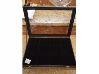 Expositor Joyas 24 Compartimentos Tapa Cristal