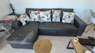 Sofá Chaise Longue Negro