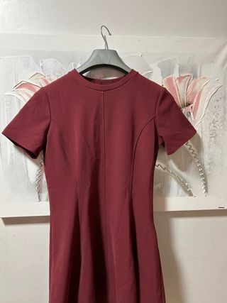 Vestido granate zara