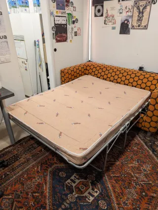 Sofá Cama Vintage Naranja