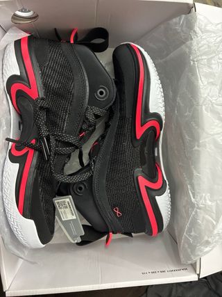 Air Jordan XXXVI (GS) Negro Rojo Talla 40