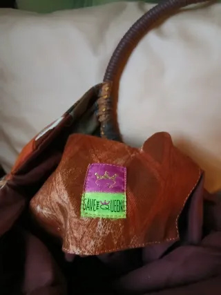 Borsa a spalla con frange