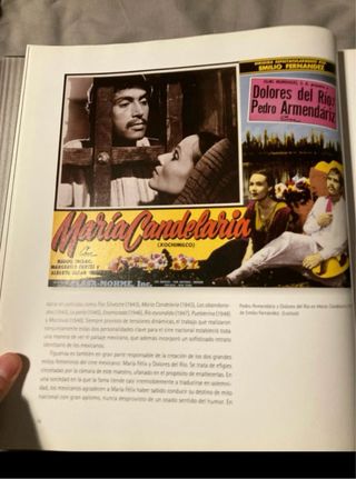 Libro grande tapa dura cine mexicano