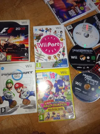 Nintendo wii con accesorios y 44 juegos