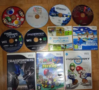 Nintendo wii con accesorios y 45 juegos