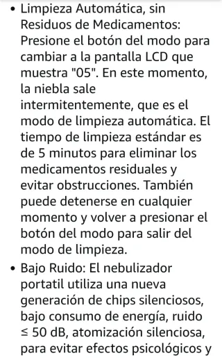 Nebulizador BIAOQINBO con Pantalla NUEVO