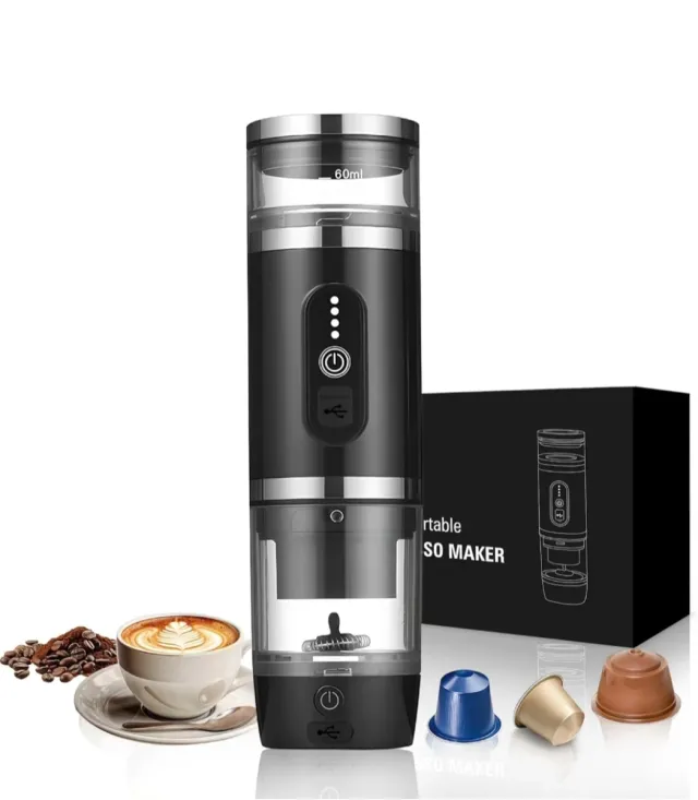 Cafetera Portátil BOSTAR con Espumador