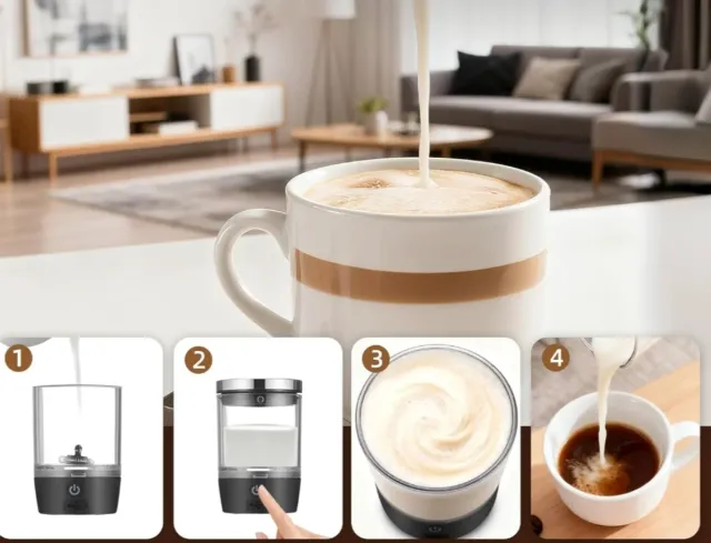 Cafetera Portátil BOSTAR con Espumador