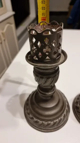 Par de Castiçais 99% Estanho