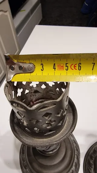 Par de Castiçais 99% Estanho