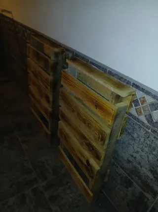 Sillones de madera reciclada