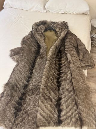 Abrigo vintage de pelo