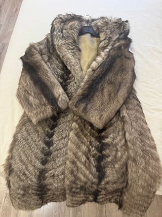 Abrigo vintage de pelo