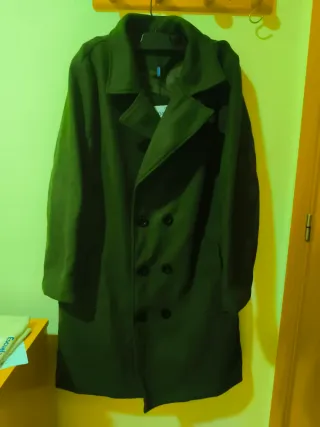 Parka abrigo hombre verde