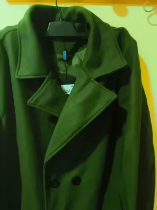 Parka abrigo hombre verde