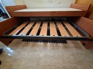 Cama nido madera y metal