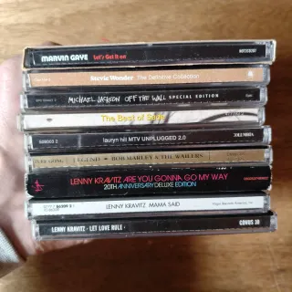 Lote 9 CDs Música Negra: Soul, Funk, R&B, Reggae