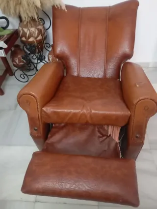 Poltrona relax in pelle