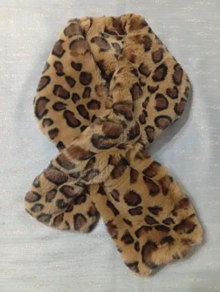 Scaldacollo pelliccia ecologica animalier