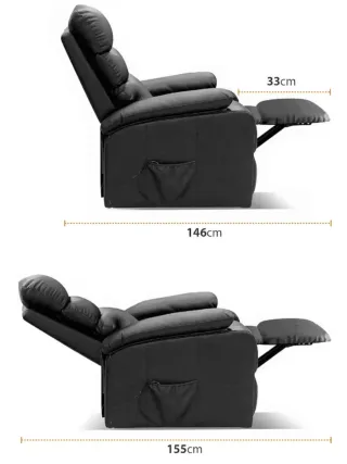 Sillón Eléctrico Levanta Personas Gris