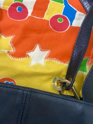 Bolso YKK Negro Vintage Mujer