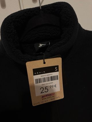 Forro polar mujer negro