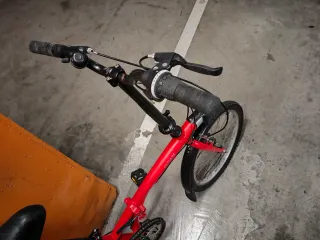 Bicicleta Plegable Roja