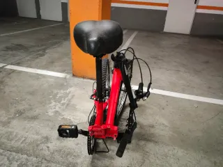 Bicicleta Plegable Roja