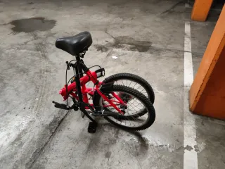 Bicicleta Plegable Roja