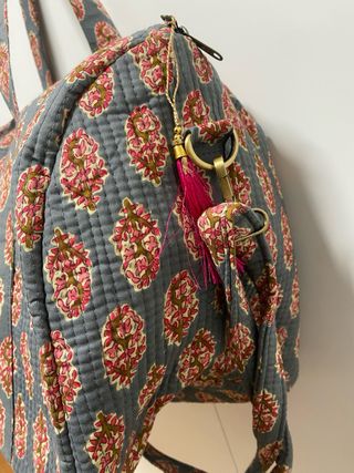 Bolsa de viaje estampado floral