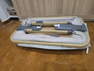 Cuna colecho madera y textil