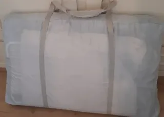 Cuna colecho madera y textil