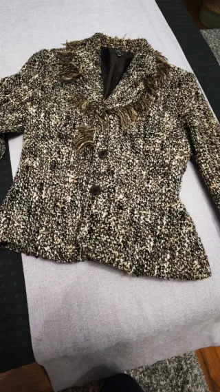 Traje de chaqueta mujer tweed