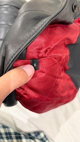 Cazadora Piel Replay Negra