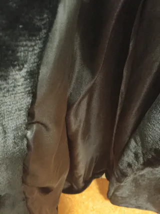 Chaquetón Negro Mujer Talla L Pull&Bear