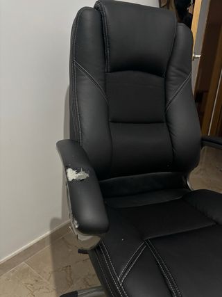 Silla de escritorio giratoria negra