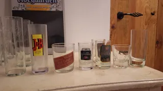 Lote Vasos alcohol variados.