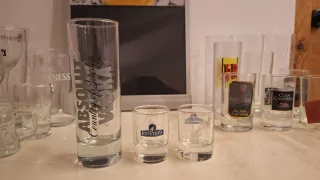 Lote Vasos alcohol variados.