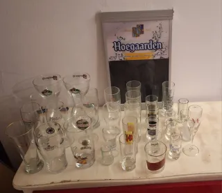 Lote Vasos alcohol variados.