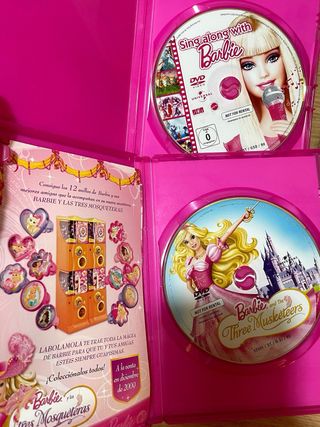DVD Barbie Canta con Barbie y Las Tres Mosqueteras
