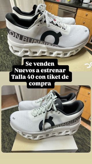 Zapatillas On Running Nuevas Talla Errónea