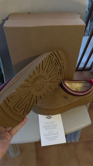 Ugg Tazz Mocasines Marrón Rojo T39