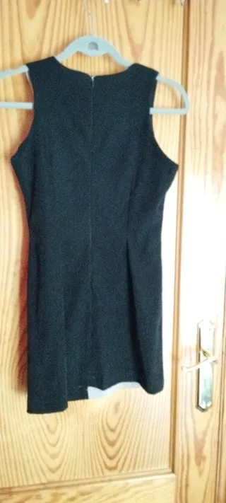 Vestido Negro y beige Talla 34