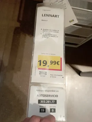 Cajonera/organizador/mesilla...de Ikea con ruedas.