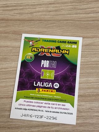 3 Cartas Panini Dynasty Edición Única