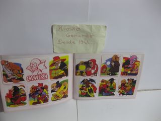 ALBUM DE CROMOS IMPRESOS HIPPY MONSTERS DUNKIN